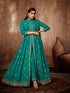 Mint Heavy Georgette Anarkali Dress 195171