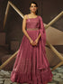 Onion Heavy Georgette Anarkali Dress 195195