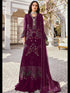 Purple Heavy Fox Georgette Pant Suit 195640