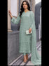 Mint Heavy Fox Georgette Pant Suit 195661