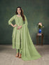 Green Georgette Pant Suit 195981