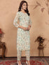 Multi Premium Cotton Pant Suit 195983 Closure View