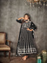 Black Net Anarkali Suit 199179