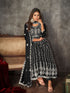 Black Net Anarkali Suit 199179 Closure View