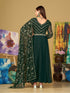 Green Georgette Anarkali Dress 199187 Back View