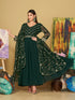 Green Georgette Anarkali Dress 199187
