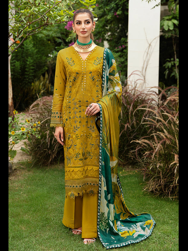 Mustard Heavy Rayon Pant Suit 199192