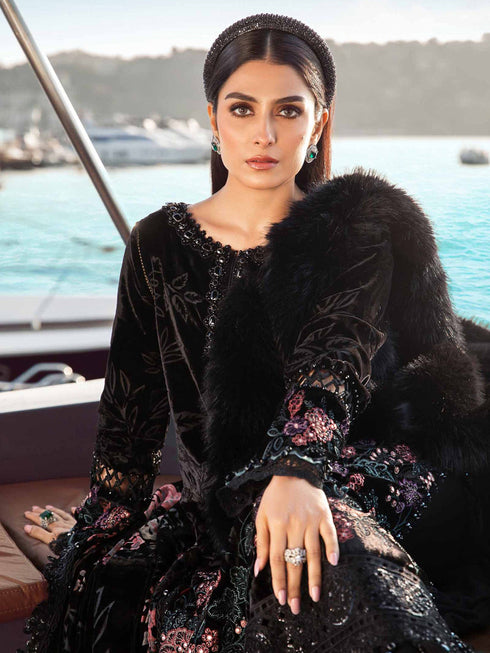 Black Rayon Pant Suit 199197 Back View