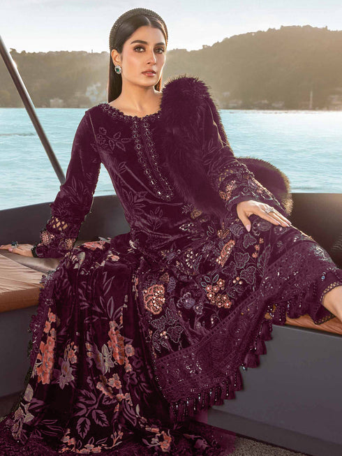 Burgundy Rayon Pant Suit 199198 Closure View