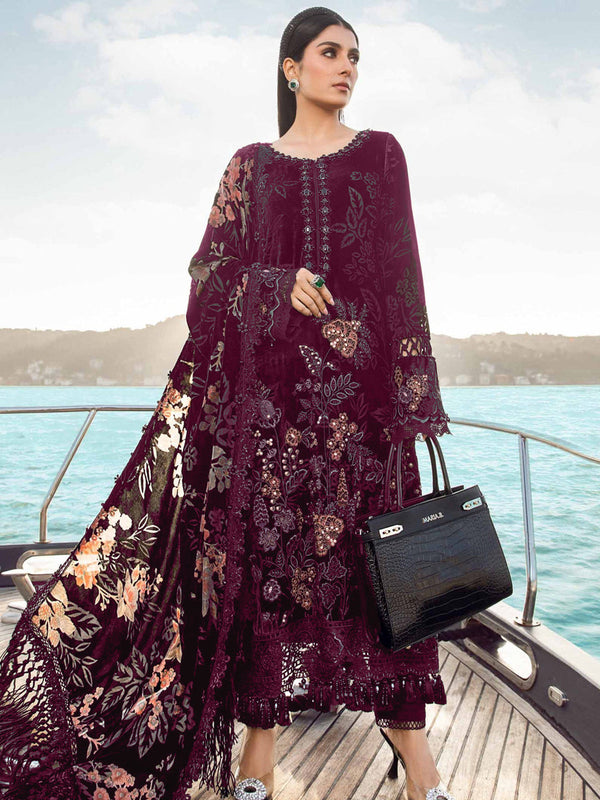 Burgundy Rayon Pant Suit 199198