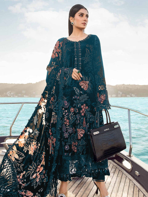 Teal Rayon Pant Suit 199200