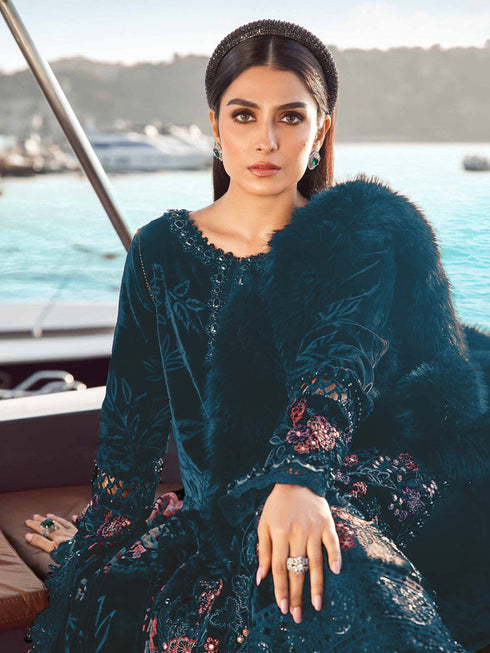 Teal Rayon Pant Suit 199200 Back View