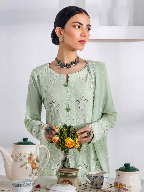 Light Pista Heavy Cotton Pant Suit 199207 Back View