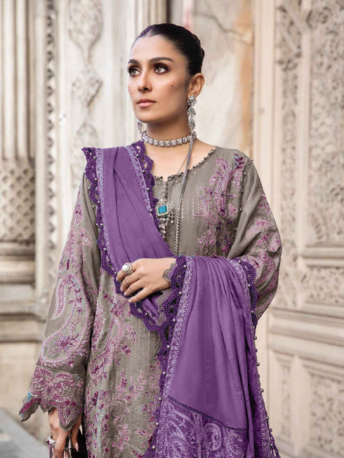 Dark Beige Rayon Pant Suit 199217 Back View