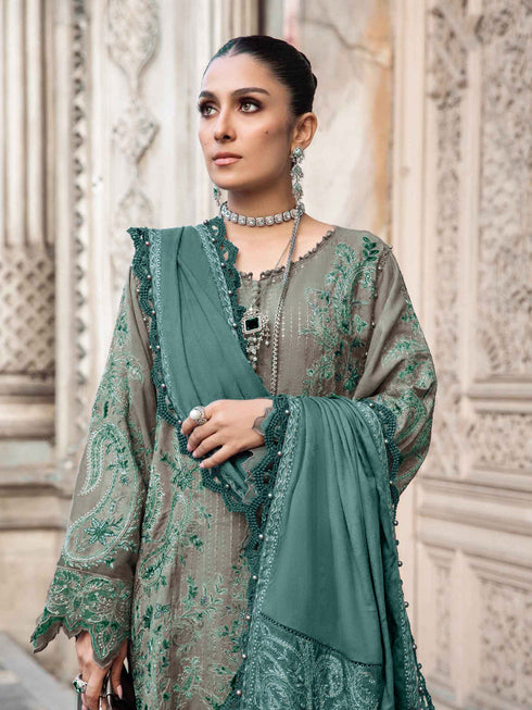 Dark Beige Rayon Pant Suit 199218 Back View