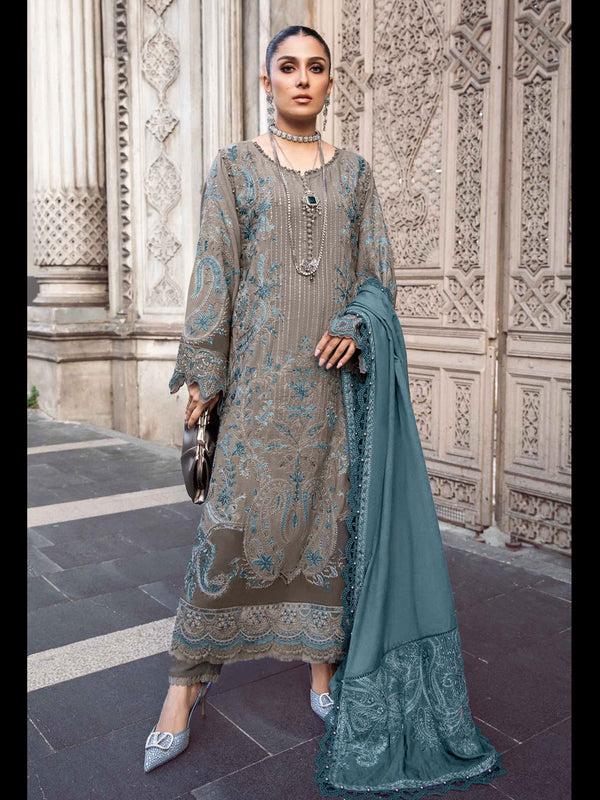 Dark Beige Rayon Pant Suit 199219