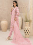 Light Pink Heavy Organza Pant Suit 199571 Closure View