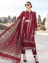 Red Rayon Pant Suit 199575