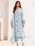 Sky Blue Heavy Cotton Pant Suit 199582