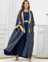 Classic Comfort: Embroidered Abaya in Breathable Cotton