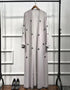 Sparkling Elegance: Diamond-Adorned Chiffon Abaya with Detachable Belt