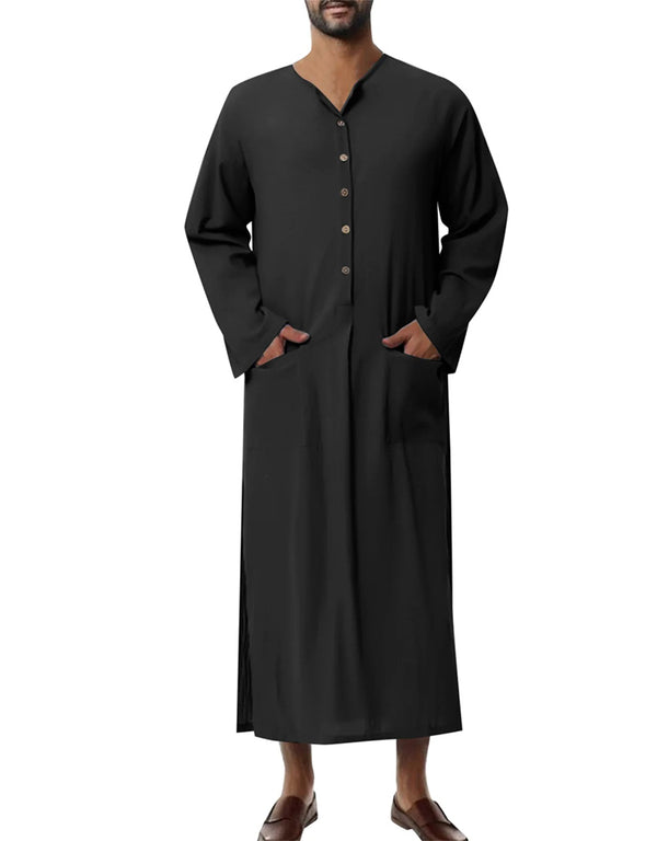 Embrace Arabian Nights: Flowing Striped Robes for the Modern Sheik