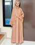 Embroidered Elegance: Flowing Beauty with a Touch of Artisanship Abaya