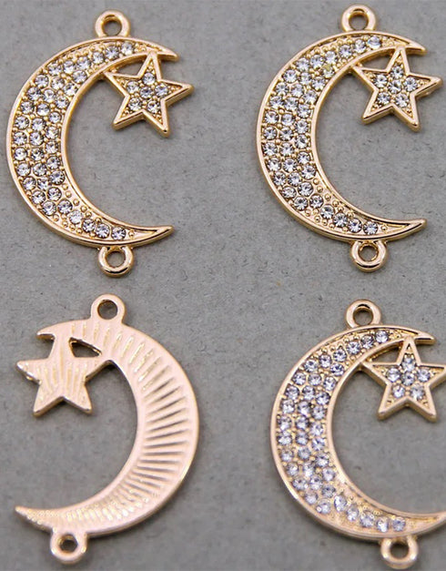 Spiritual Artistry Unveiled: DIY Islamic Jewelry Production with Religious Muslim Allah Crescent Moon Connectors – Elevate Your Creations