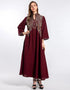 Exquisite Embroidery: Dubai Kaftan Abaya, a Stylish Muslim Dress from Turkey