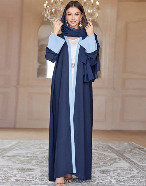 Playful Touches: Patchwork Abaya for Casual Comfort