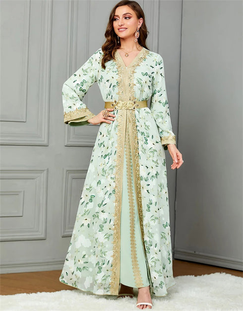 Captivate the Crowd: Exquisite Embroidered Abaya for All-Season Elegance