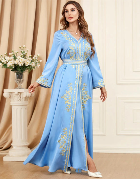 Classic Comfort: Embroidered Abaya for Everyday Elegance