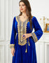 Timeless Comfort Meets Elegance: Embroidered Velvet Abaya