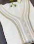 Pure Elegance: White Kaftan Abaya Set from Dubai and Turkey