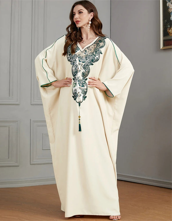 Classic Elegance: Embroidered Abaya for Festive Celebrations