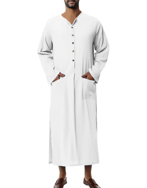 Embrace Arabian Nights: Flowing Striped Robes for the Modern Sheik