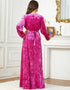 Timeless Allure: Embroidered Velvet Dress for Effortless Elegance