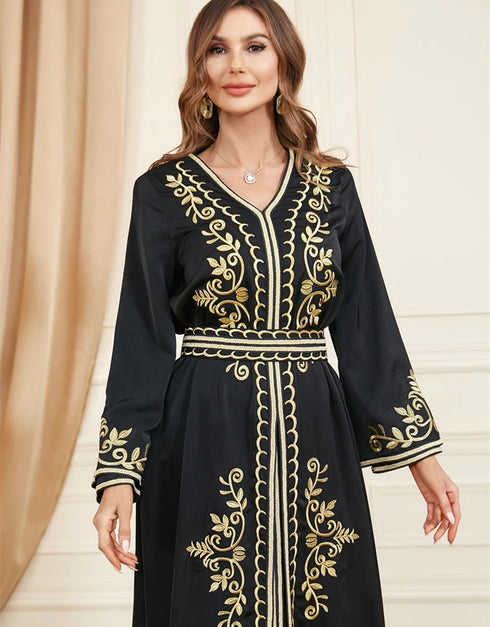 Classic Comfort: Embroidered Abaya for Everyday Elegance