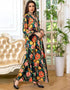 Feathery Flair: A Casual Abaya for All Seasons