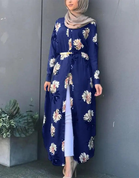 Modest Elegance: Abaya Dress in Classic Broadcloth