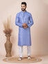 Multi Kurta Jacquard Silk Churidar