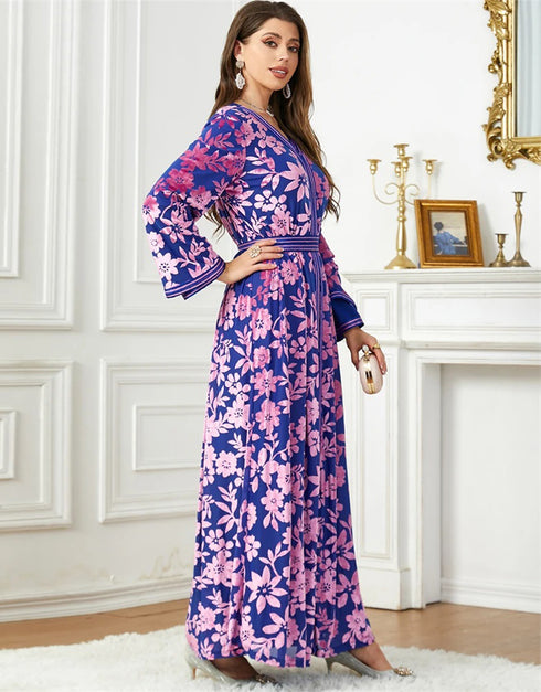 Timeless Elegance Meets Comfort: Embroidered Velvet Abaya