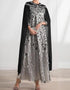 Diamond Shimmer, Regular Fit: Own the Night in Sparkling Elegance Abaya