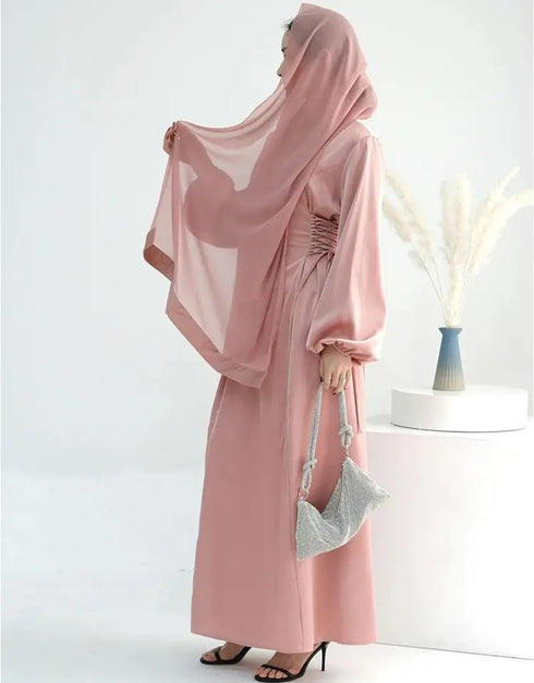 Effortless Elegance: Abaya with Detachable Sash