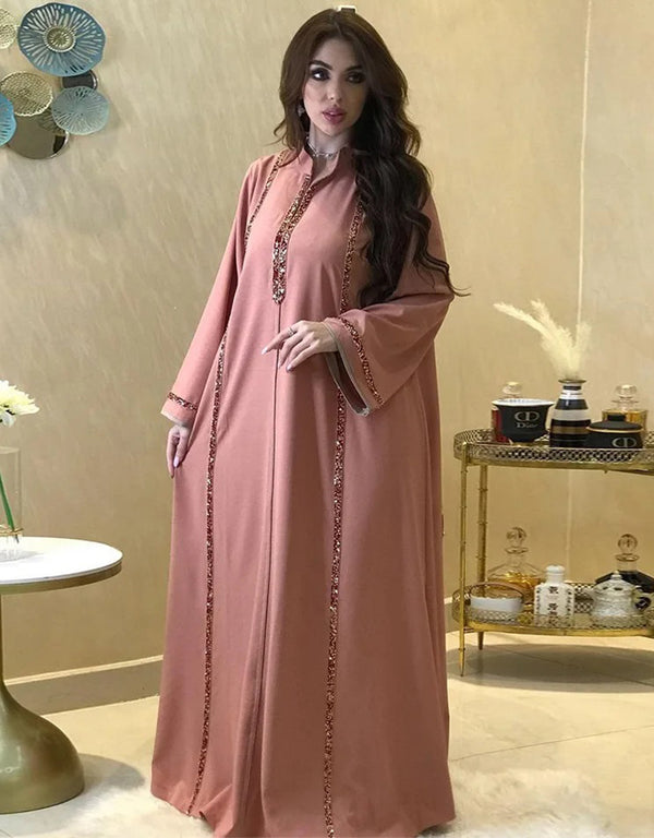 Diamond Dazzle: Unleash Your Inner Star in This Luxurious Abaya