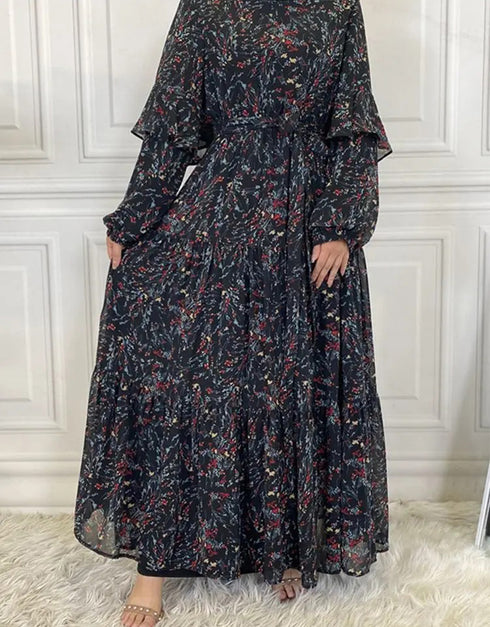 Versatile Elegance: Sash-Accented Abaya for Every Occasion