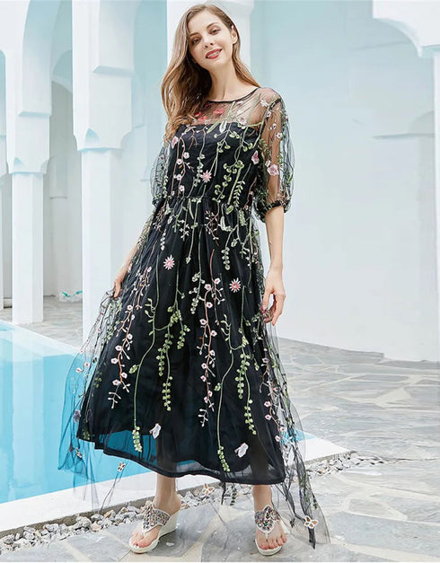 Flowy Floral Dress: Effortless Elegance
