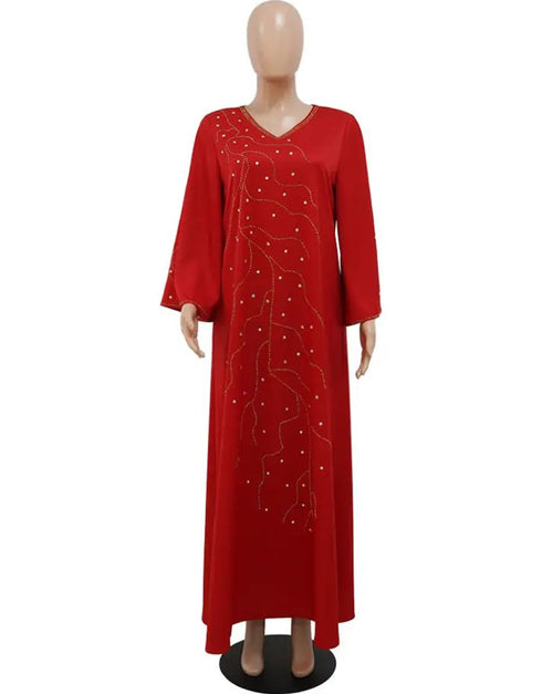 Sparkling Elegance: Diamond-Adorned Abaya for Everyday Comfort