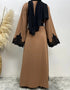 Modest Elegance for Every Season: Lace Adorned Abaya