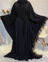 Dubai Delight: Femme Abaya Set from Turkey with Muslim Hijab Dress